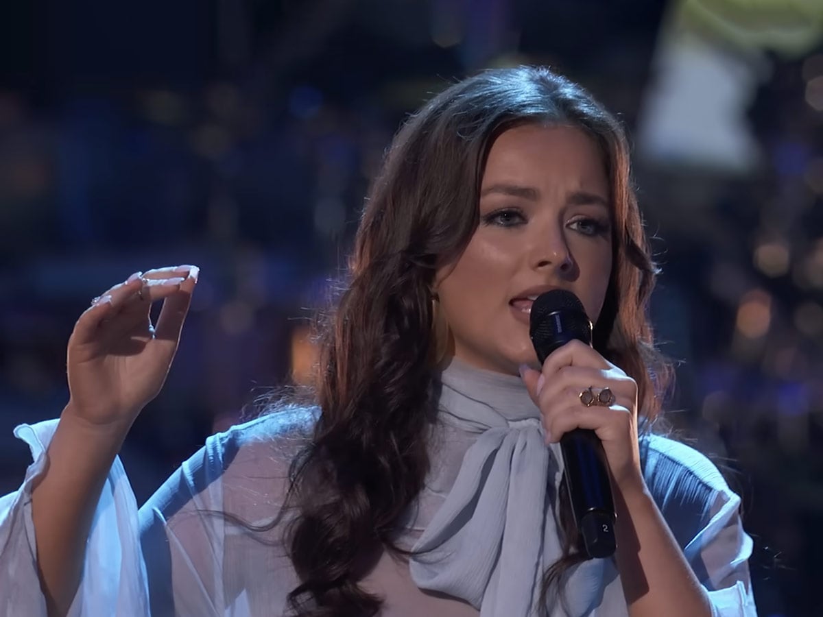 CSLewisDaily's tweet card. Christian singer Kirbi stuns The Voice judges with Brandon Lake's "Hard Fought Hallelujah," earning her spot in the season 28 playoffs.