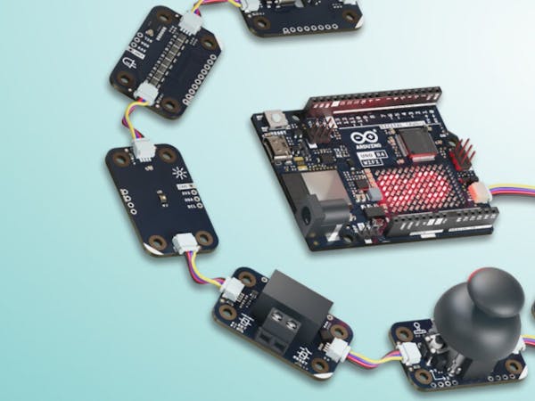 Hacksterio's tweet card. New breakouts add haptic feedback, joystick control, load-switching, and light monitoring to the range.