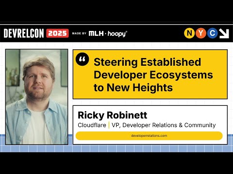 rickyrobinett's tweet card. Steering established ecosystems to new heights