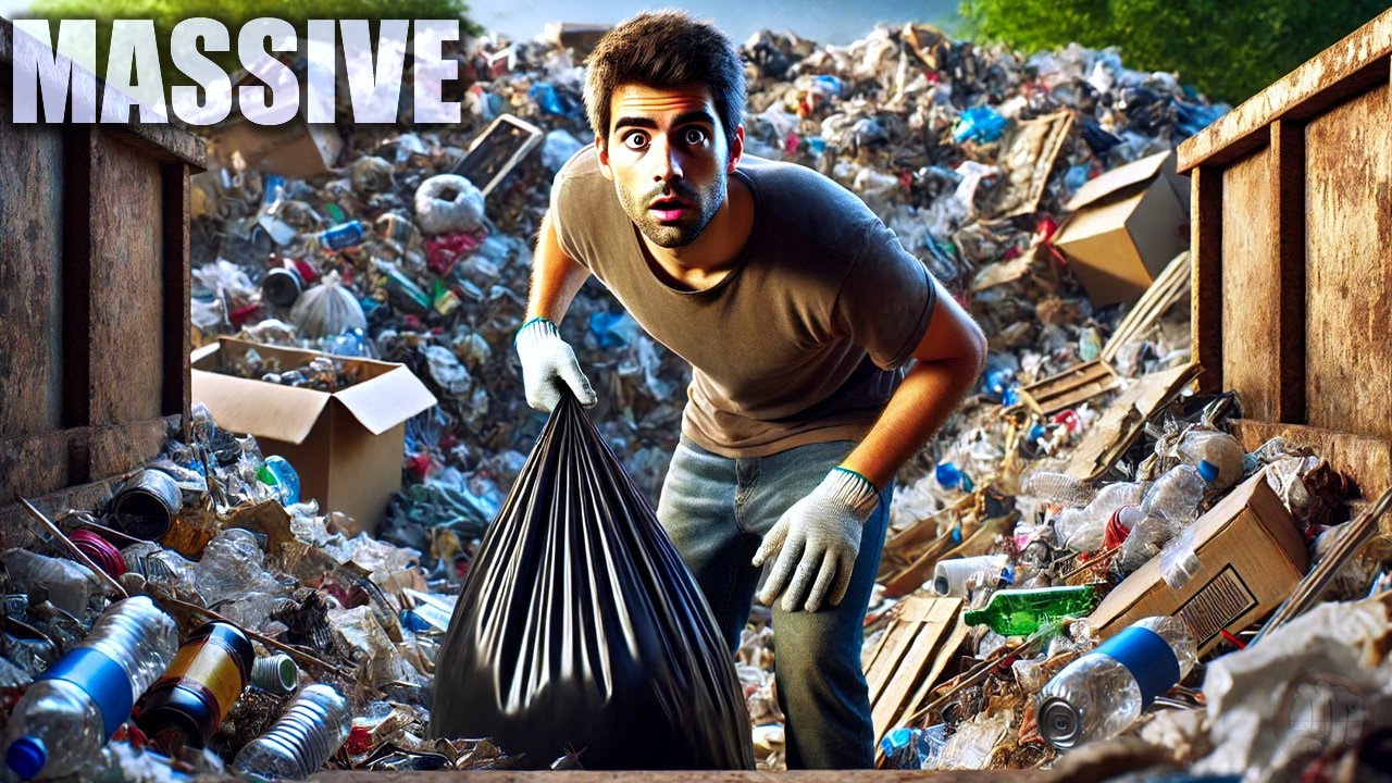 Game_Edged's tweet card. Digging Clearing Humongous Piles of Trash at The Dump...