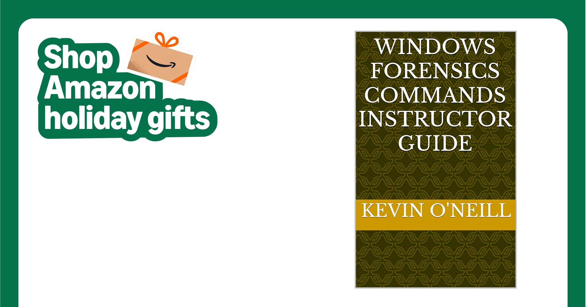 oneillsoftware's tweet card. The Windows forensics commands provide investigating and analyzing based information of the system they are run on. Therefore, this instructor guide covers simple common Windows forensics commands....
