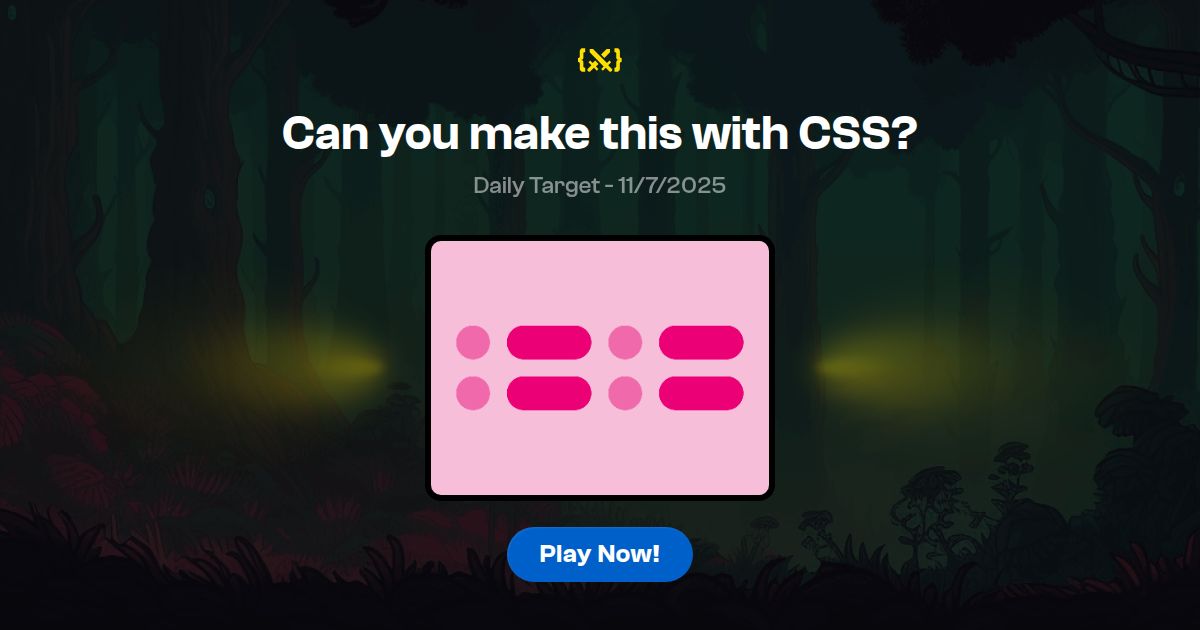 Revernry's tweet card. The funnest CSS game for web designers & developers