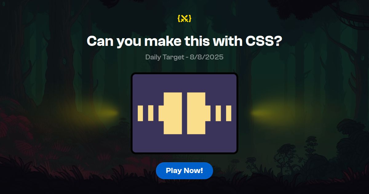 maxiim3_dev's tweet card. The funnest CSS game for web designers & developers