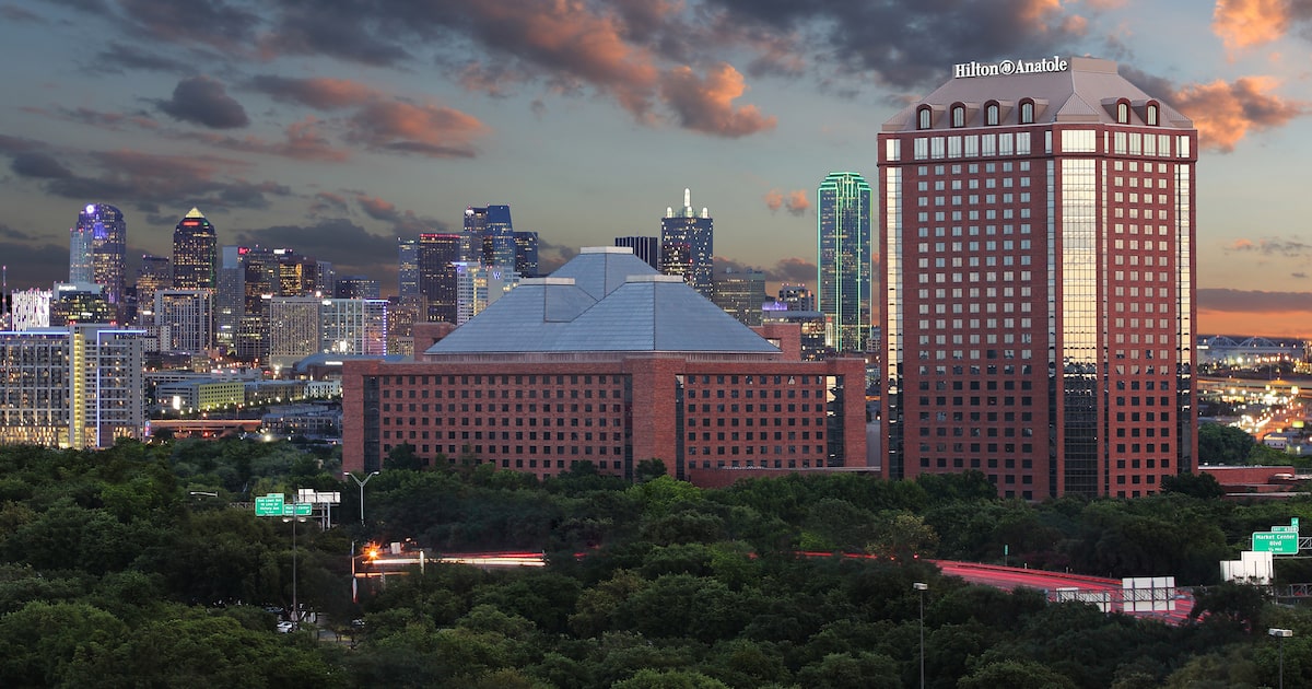 dallasnews's tweet card. Dallas-based Crow Holdings and Hilton announced a new long-term management agreement and a $100 million renovation for the Hilton Anatole, one of the region’s...
