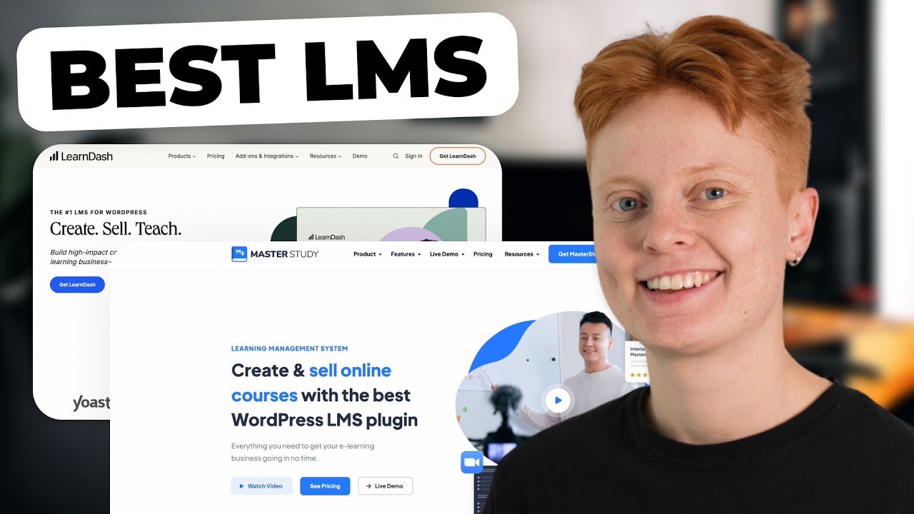 onecom's tweet card. Top 5 course plugins for WordPress | We tested 11 to find THE BEST!