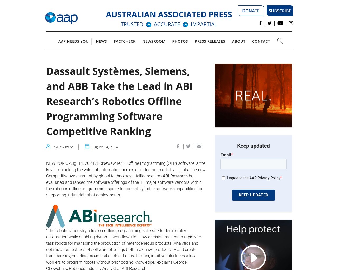 managetech_inc's tweet card. 要約: Offline Programming (OLP)ソフトウェアは、産業用ロボット展開をサポートするため