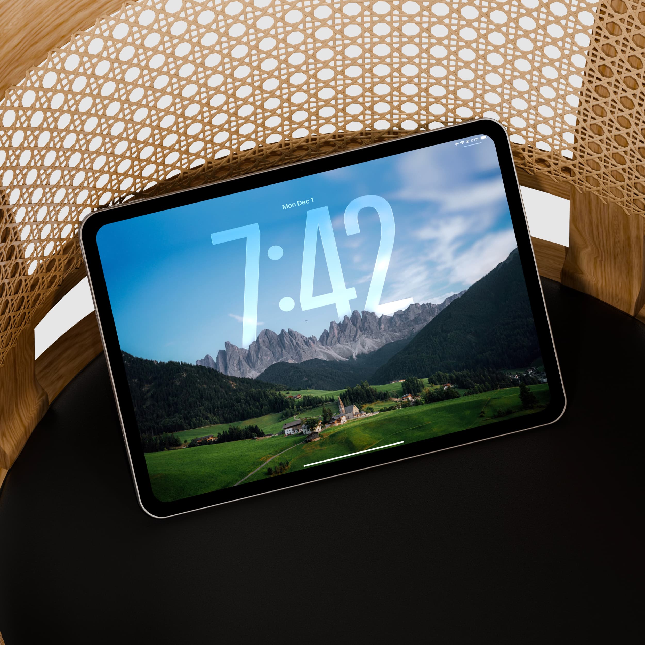 iDownloadBlog's tweet card. Download this wallpaper collection of 8 beautiful pictures of a remote village nestled quietly in a valley surrounded by towering mountains.