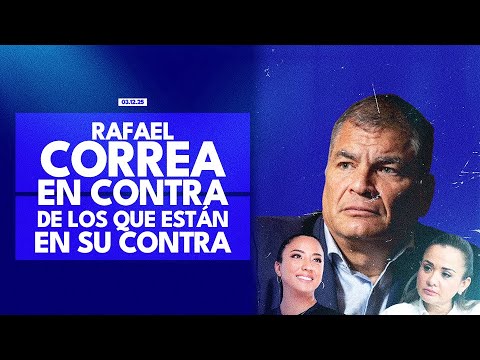 paultutiven's tweet card. 3.12.2025 RAFAEL CORREA EN CONTRA DE LOS QUE ESTÁN EN SU CONTRA