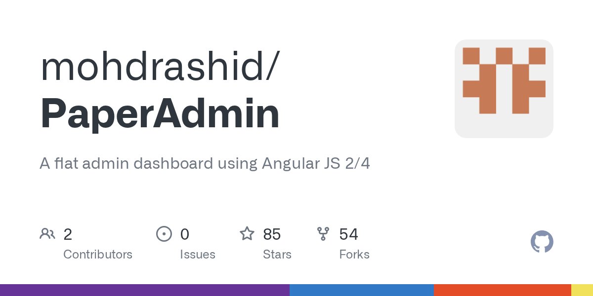 program_time's tweet card. A flat admin dashboard using Angular JS 2/4. Contribute to mohdrashid/PaperAdmin development by creating an account on GitHub.