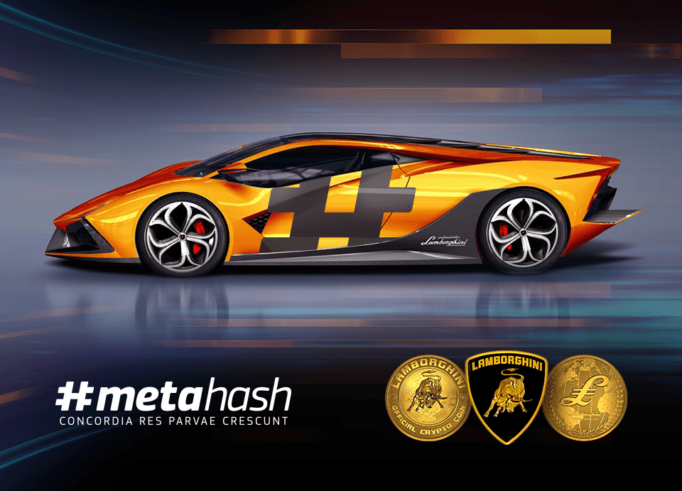 MetaHashES's tweet card. #MetaHash y Automoviles Lamborghini Latinoamerica se complacen en anunciar el acuerdo de asociación y los planes conjuntos para la…