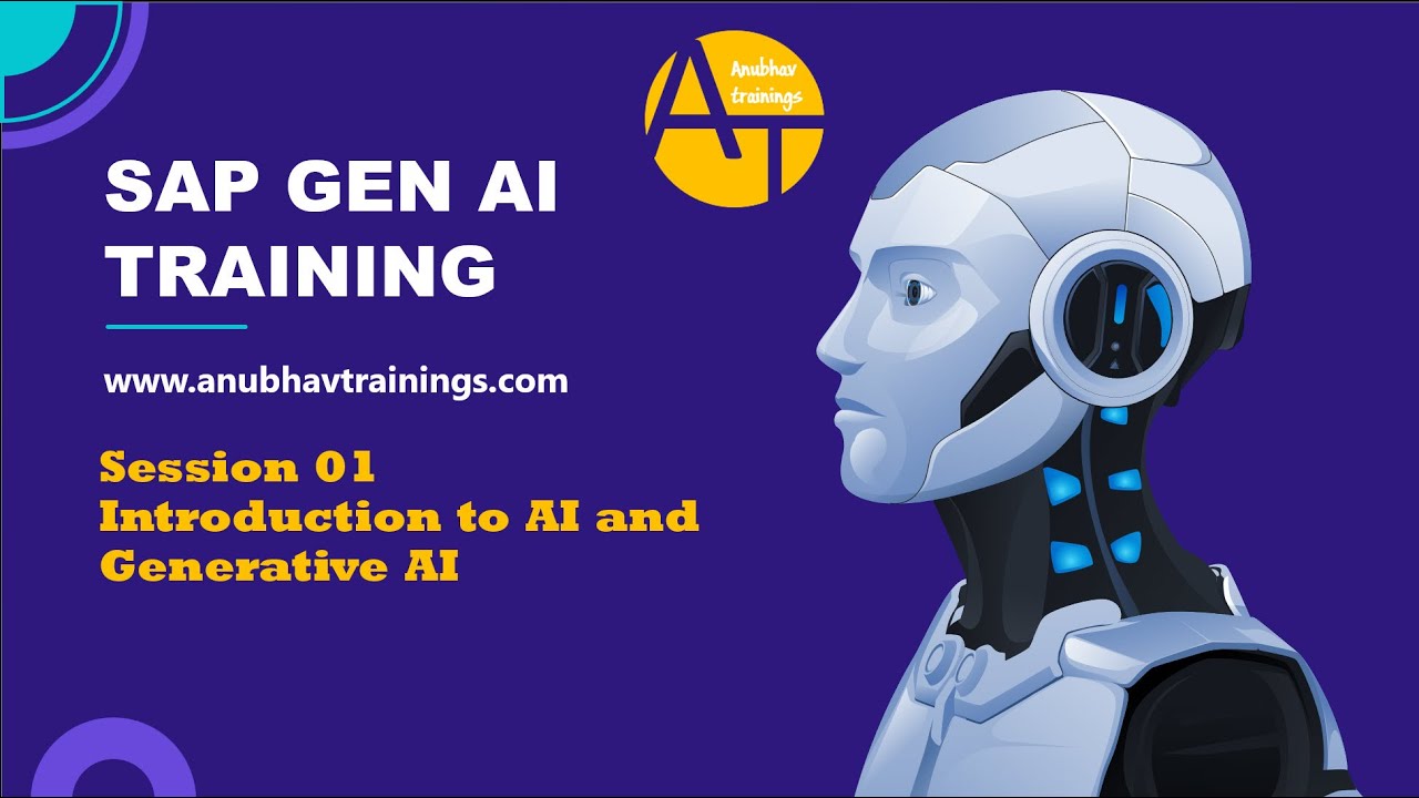 Awasthi1Vedika's tweet card. 01 SAP Generative AI - What is AI v/s Gen AI | contact@anubhavtrain...