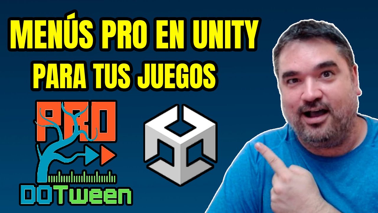 CosmicWork's tweet card. Crea Menús Animados en Unity 🎮 (Tutorial Completo)
