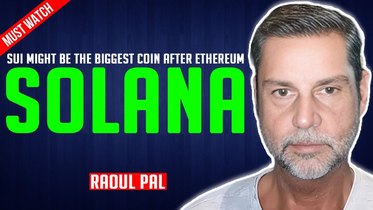 SmartNETPodcast's tweet card. Raoul Pal: SUI might be the biggest coin after Ethereum and Solana