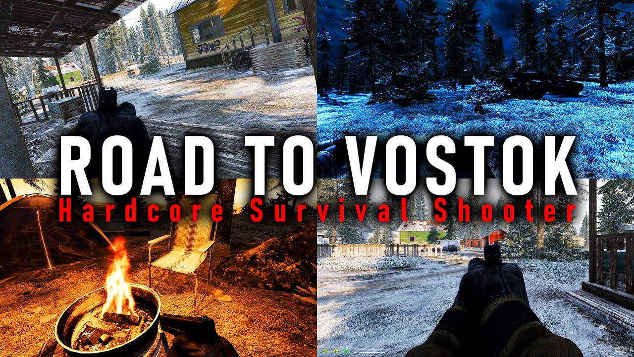 GmlCoder1986's tweet card. Road to Vostok is a Hardcore Single-Player Survival Game