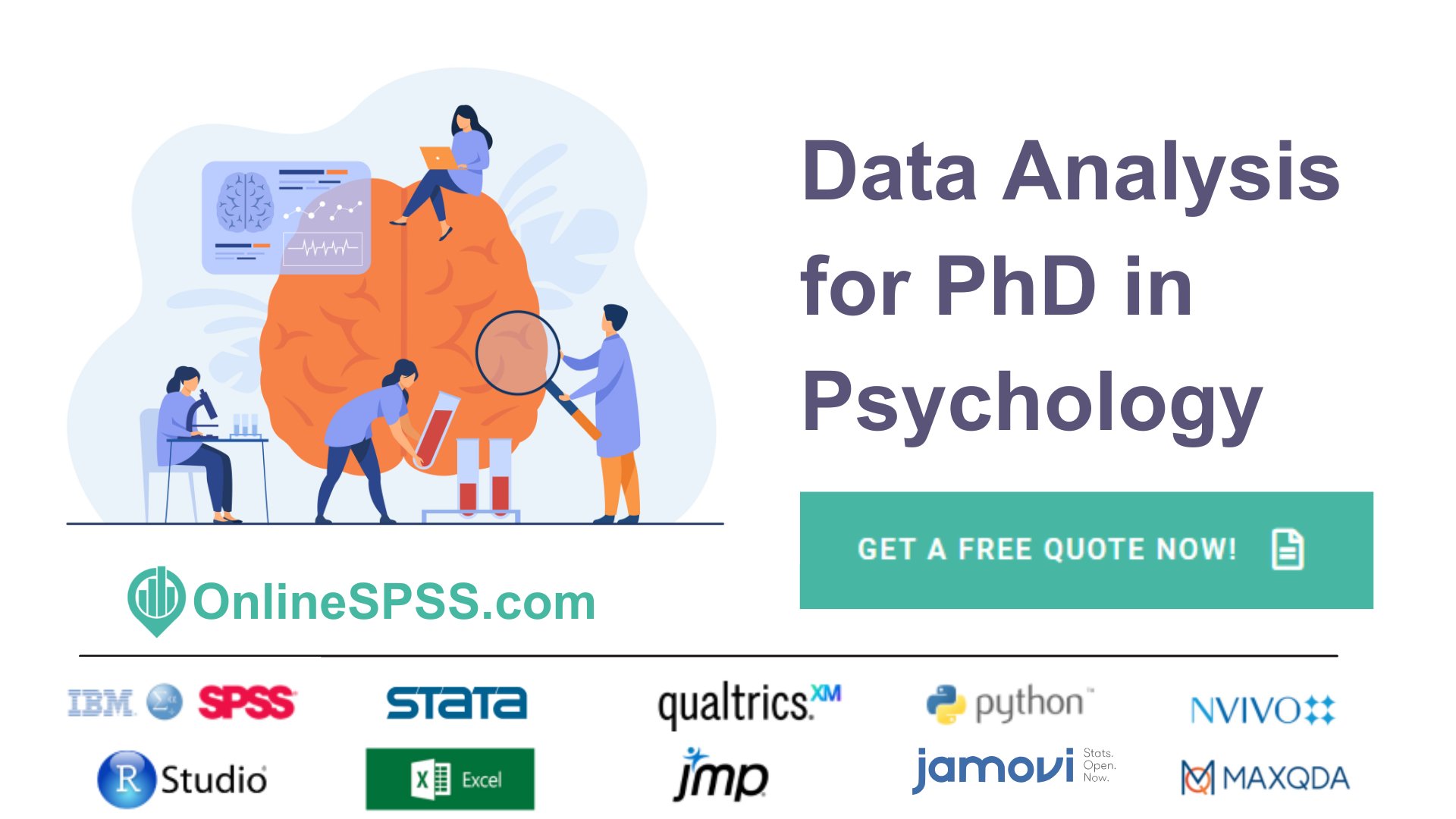 onlinespss's tweet card. Need data analysis for PhD in psychology? We offer expert support with SPSS, R, NVivo, and APA-style results.