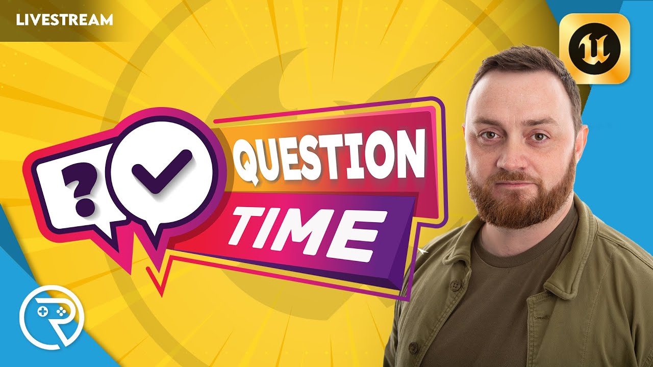 RyanLaley's tweet card. Answering Your Unreal Engine and Game Dev Questions Live!