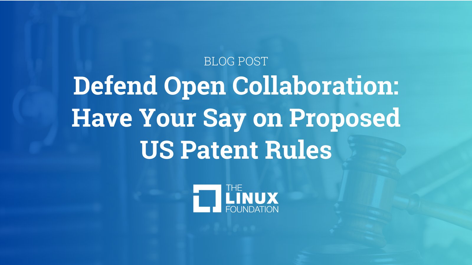 linuxfoundation's tweet card. The United States Patent and Trademark Office (USPTO) has proposed new procedural rule changes that would benefit NPEs, by making it harder to defend against NPEs who assert weak patents. 
