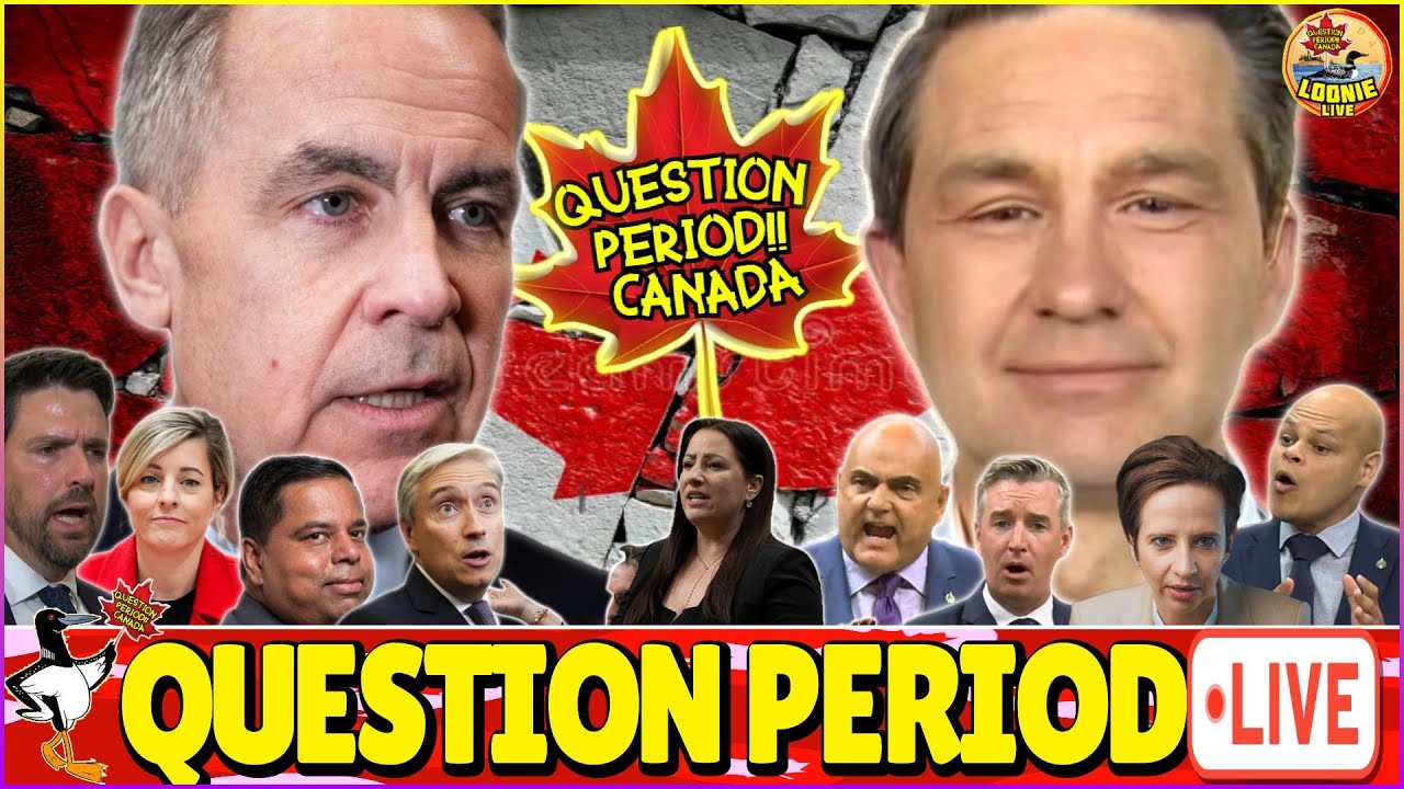 adelphi's tweet card. Question Period Plus Preshow ! Pierre MP Army Versus PM Carney's...