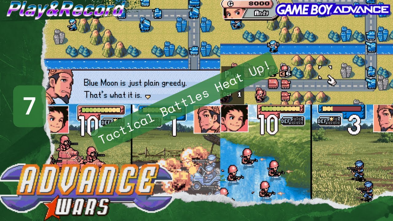 PlayRecord90966's tweet card. Advance Wars Part 7 (Game Boy Advance) Playthrough Non Commentary