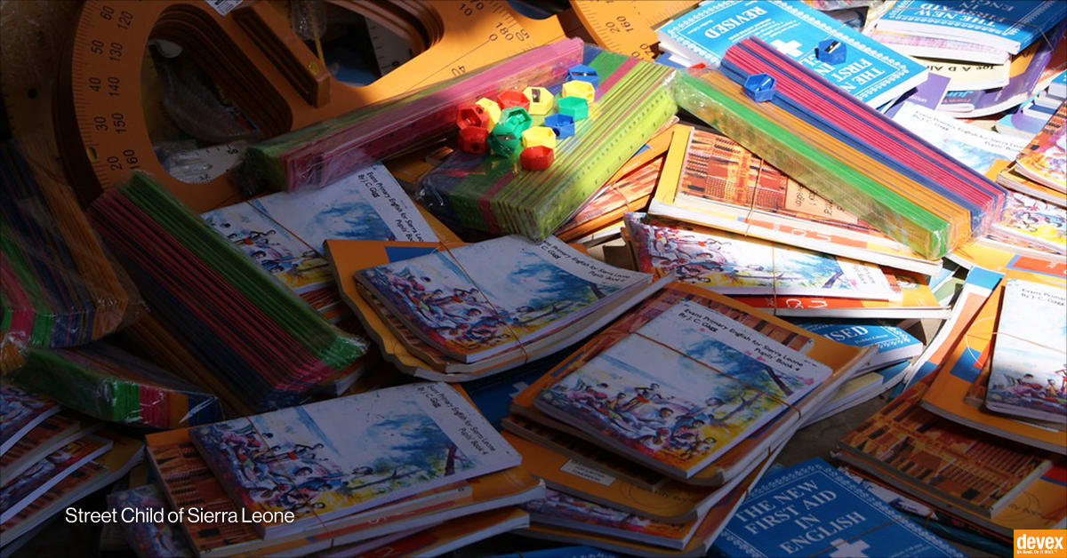 devex's tweet card. The country is losing nearly half its FCDO funding, which NGOs say will have a devastating effect on education programs.