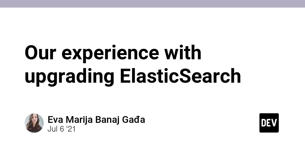 trikoder's tweet card. Why upgrading ElasticSearch was not an easy task ElasticSearch, they say, packs a “ton...