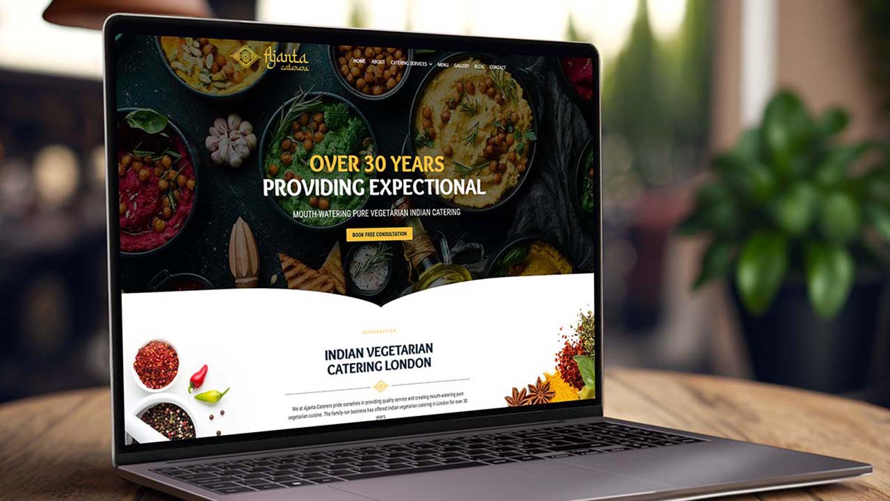 dcpwebdesigners's tweet card. Ajanta Caterers contacted the DCP Web Design team to re-design a new WordPress web design for their pure vegetarian Indian food catering company based in East London. The website was custom-designed...