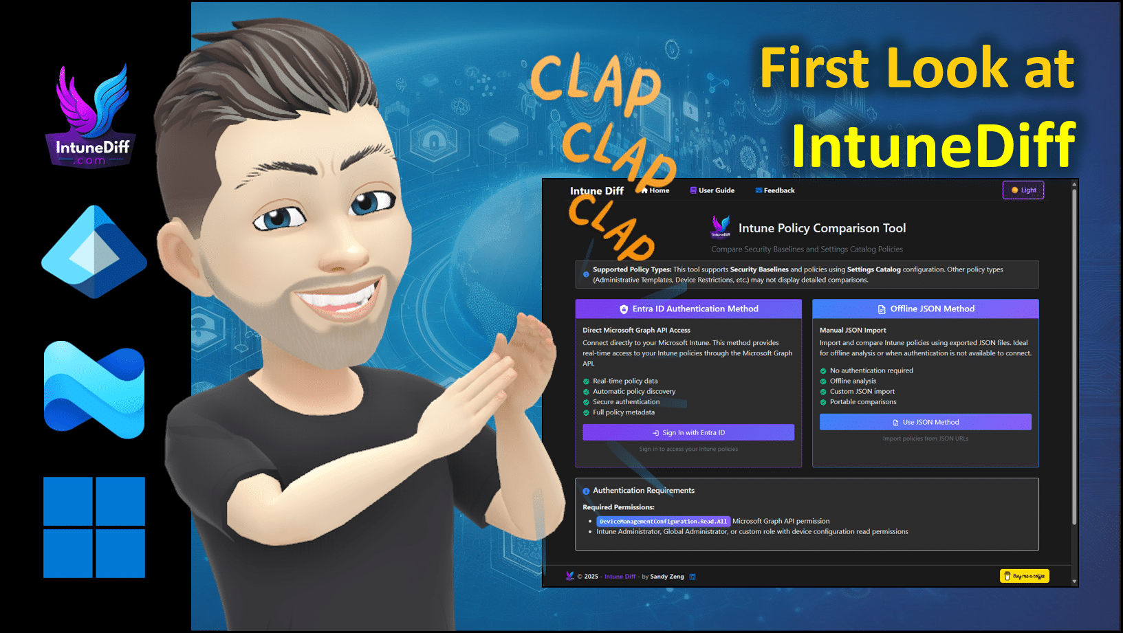 ScriptingIntune's tweet card. In this post, we’ll take a first look at IntuneDiff, a community tool developed by our own Sandy Zeng. How can this tool make the process easier? Let’s find out.