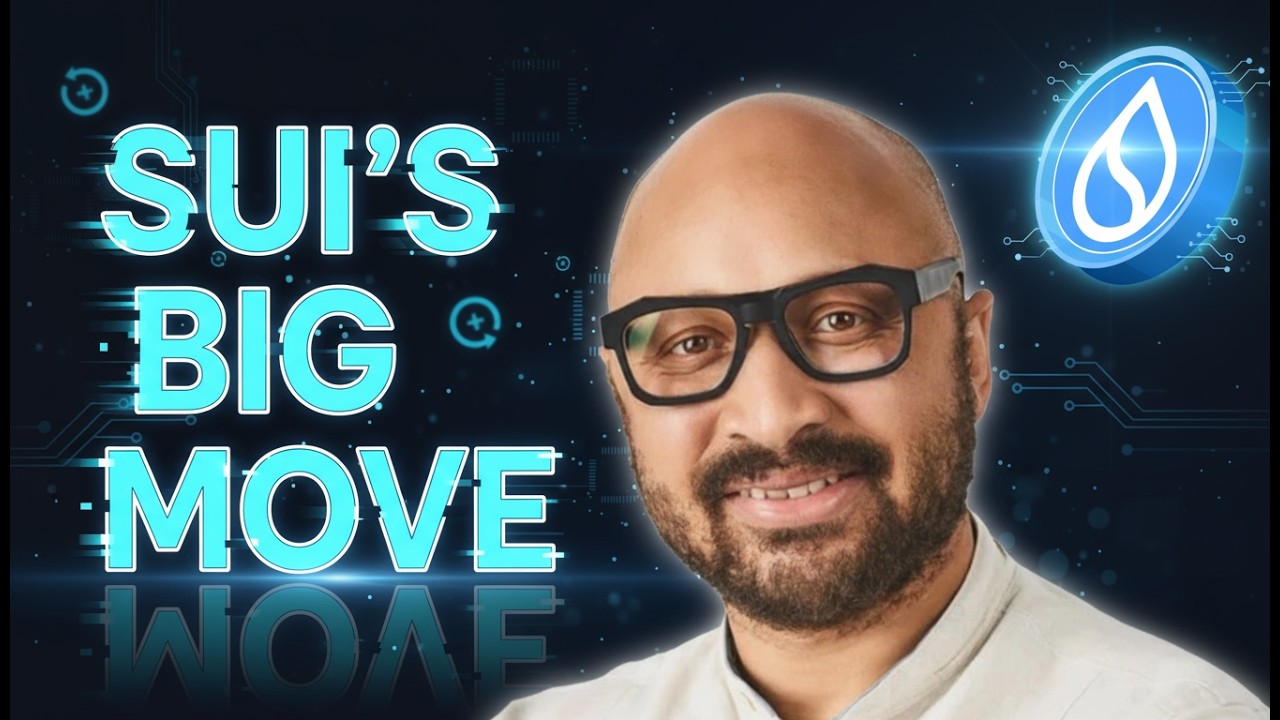 SmartNETPodcast's tweet card. SUI Co-Founder Reveals MASSIVE Plan for AI Agent Influx