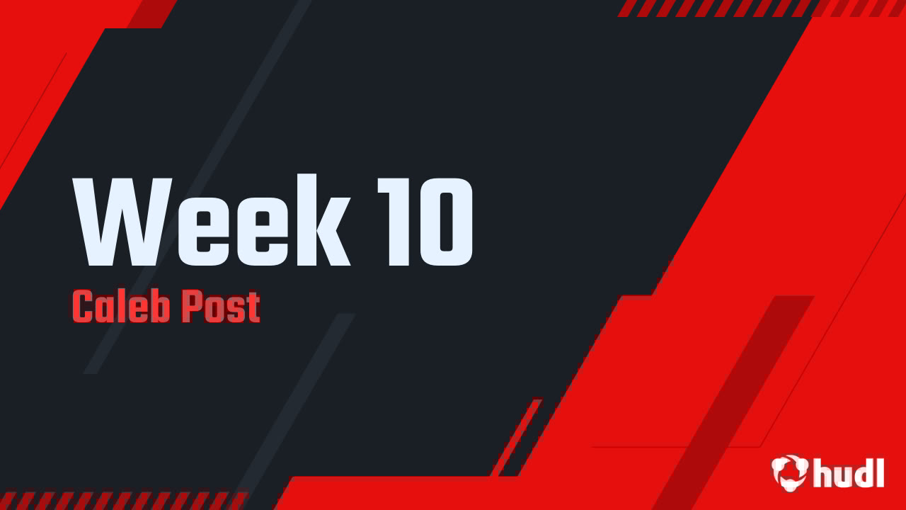 CalebPost's tweet card. Week 10