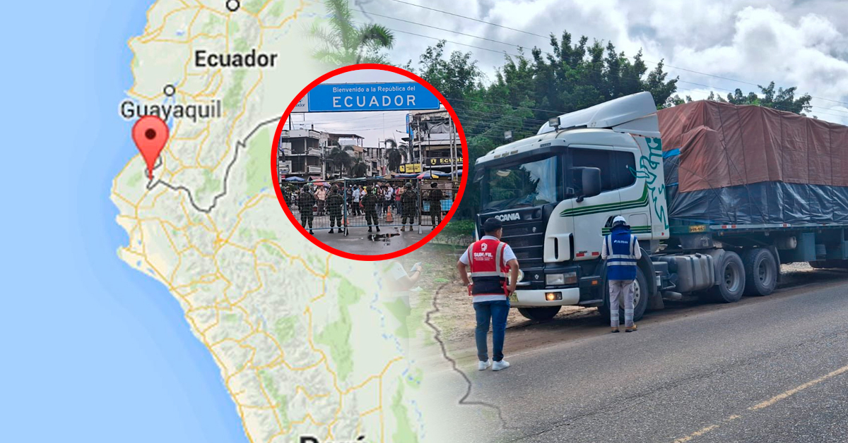 exitosape's tweet card. Tras siete años de inactividad, Sutran y Sunat reactivaron el puesto de control en Tumbes para reforzar la seguridad y enfrentar el impacto de la crisis migratoria en la frontera sur.