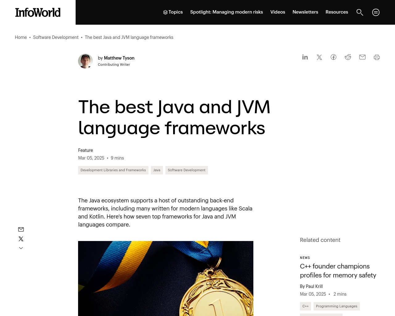 managetech_inc's tweet card. 要約: JavaおよびJVM言語向けのバックエンドフレームワークを比較 SpringはJava向けの主要なバッ