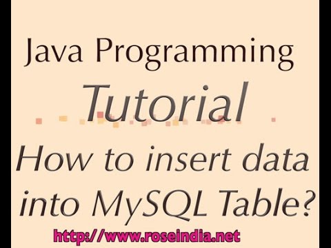 RoseIndiaNet's tweet card. How to insert data into MySQL Table?