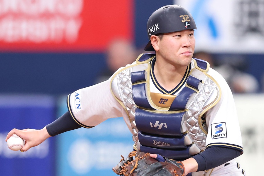 kita02YP's tweet card. オリックス・福永奨【写真：栗木一考】4年目の今季一度も降格せずにシーズンを戦った　オリックスの4年目、福永奨捕手が、プロ入り初めて1軍でシーズンを過ご