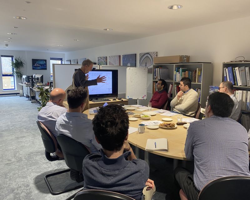 TensysDesign's tweet card. Tensys were privileged to welcome Professor Chris Williams to their offices in Bath today. Chris presented some thoughts and insights relating to wind induced dynamic instabilities in tensioned...