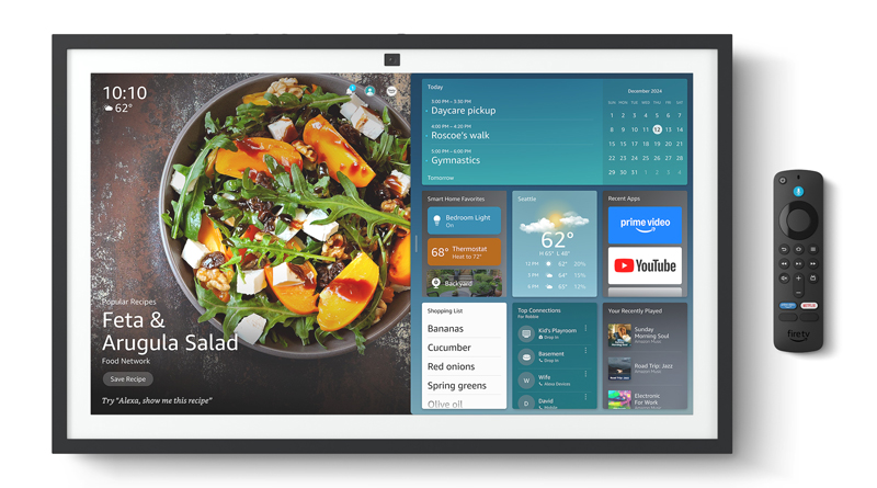 iotguide's tweet card. Amazon has announced possibly the largest smart home display to date, offering a 21 inch screen, with Matter, Thread, and Zigbee integration