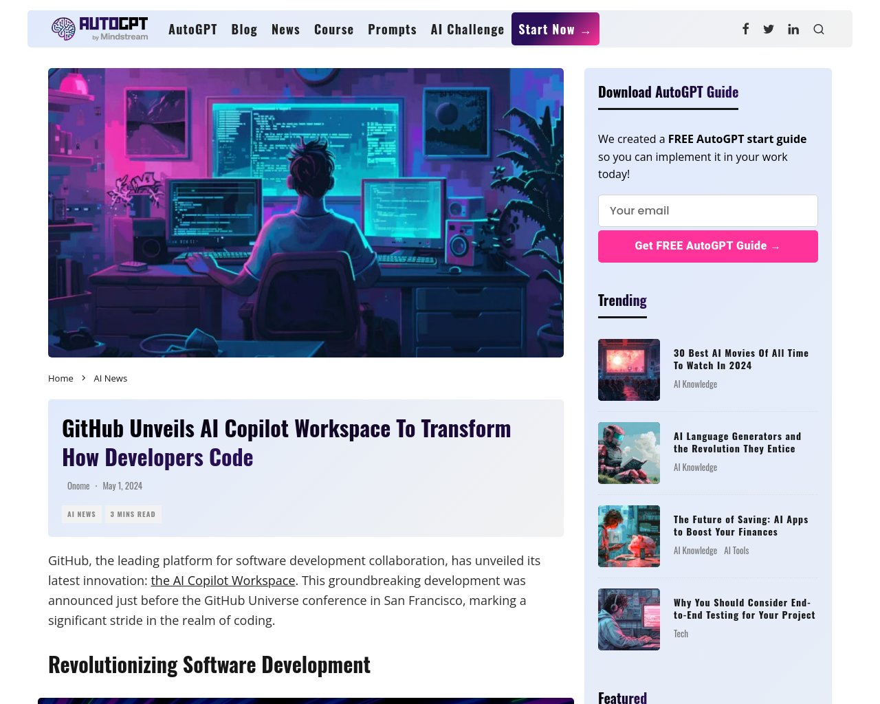 managetech_inc's tweet card. ソフトウェア開発コラボレーションの主要プラットフォームである GitHub が、最新のイノベーションである A