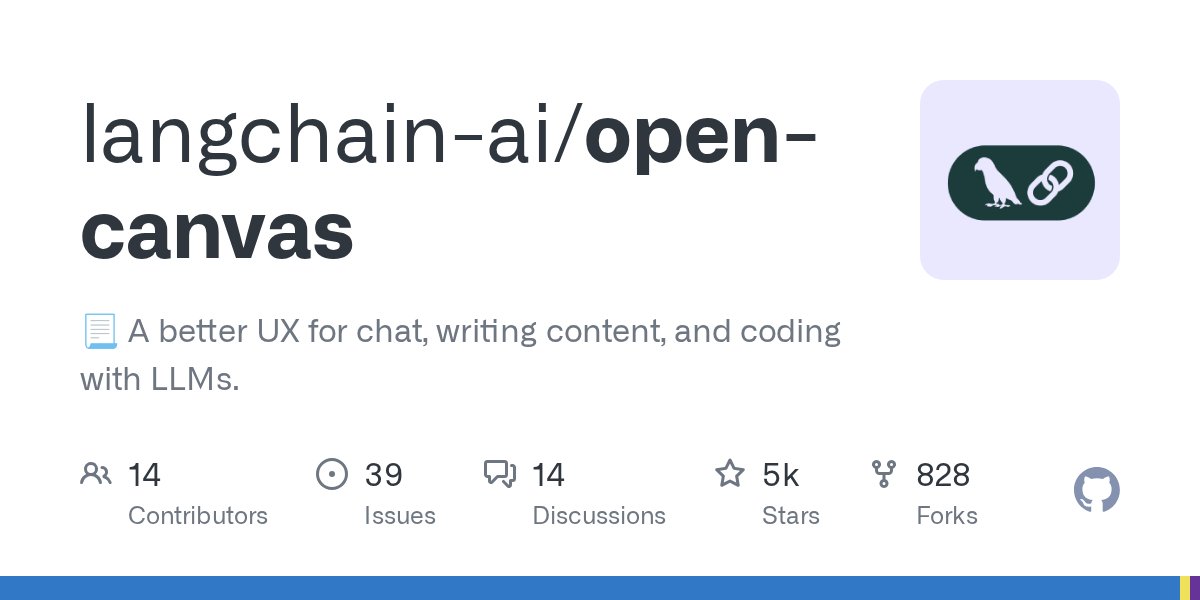izag82161's tweet card. 📃 A better UX for chat, writing content, and coding with LLMs. - langchain-ai/open-canvas