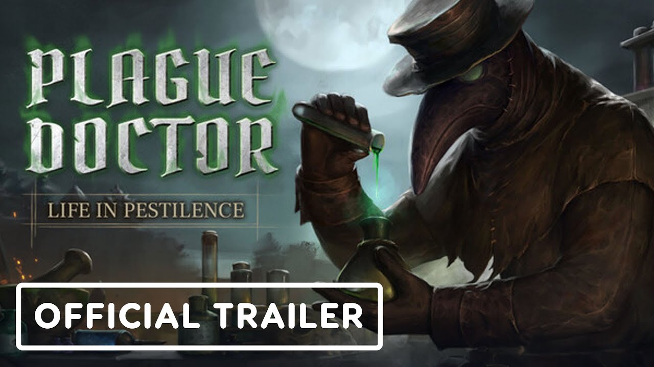 DiscussThing's tweet card. Plague Doctor: Life in Pestilence - Official Announcement Trailer