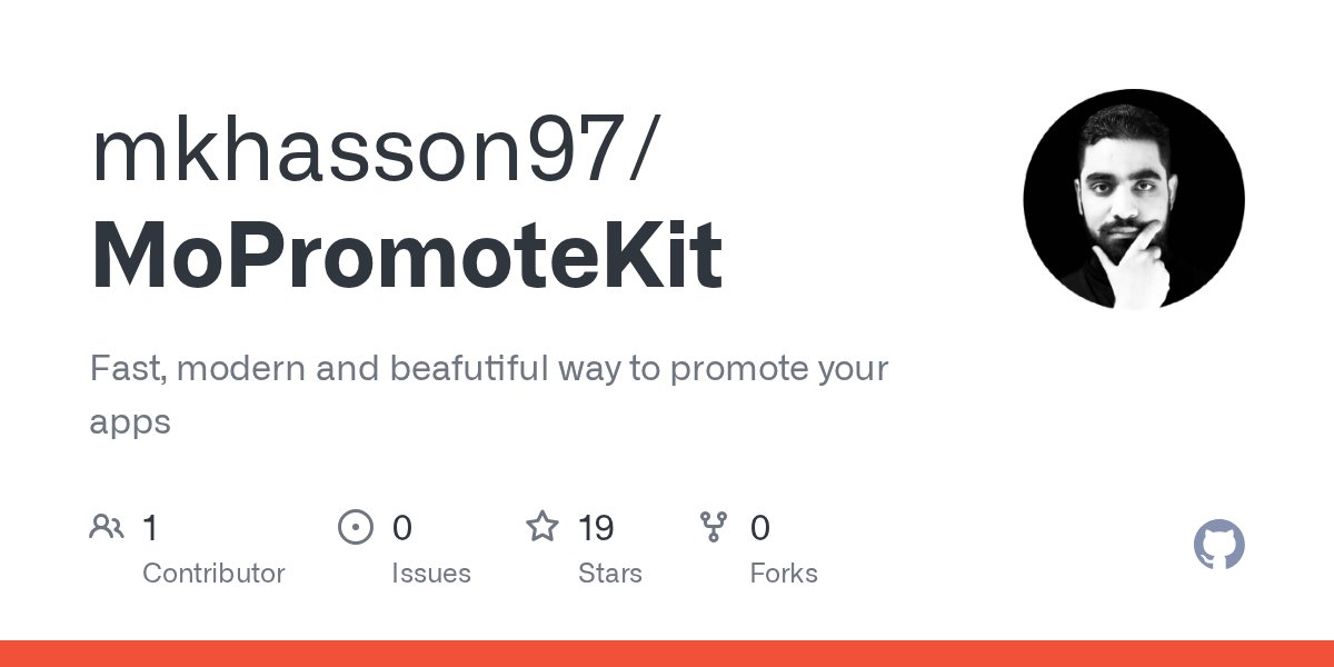 iOSDevTools's tweet card. Fast, modern and beafutiful way to promote your apps - mkhasson97/MoPromoteKit