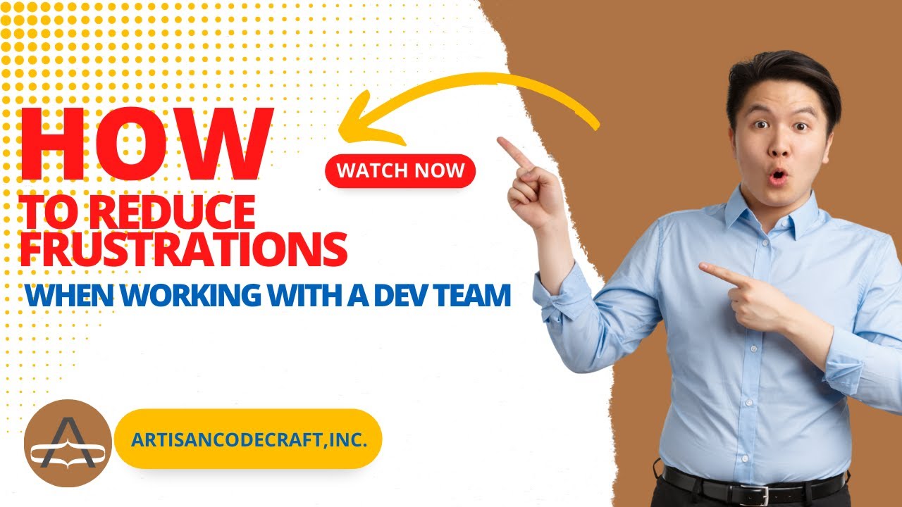 ArtCodeCraft's tweet card. How to Reduce Frustrations When Working with a Development Team?