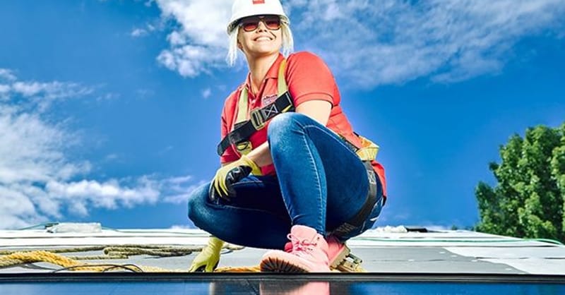 CanaryMediaInc's tweet card. It's all about "American jobs and California jobs, getting the facility in place, hiring locally and promoting U.S. solar."