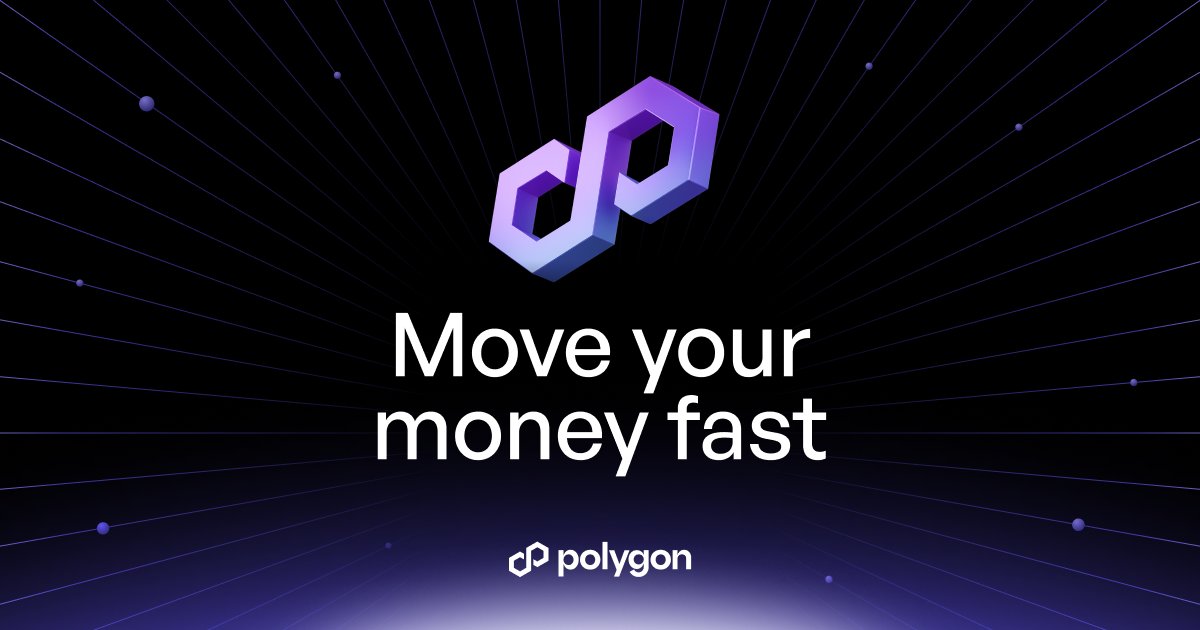 Coderad32's tweet card. Polygon | The Go-To Blockchain for Payments