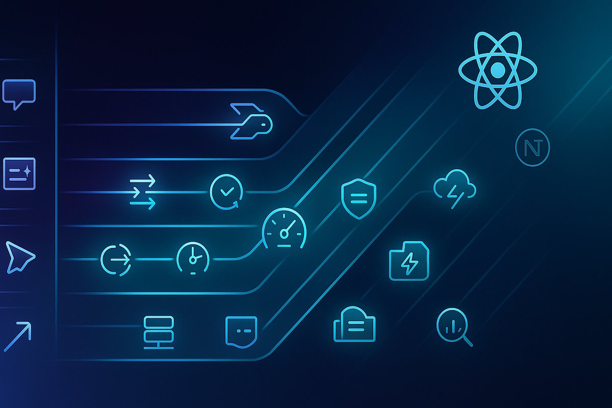 CoderPrinceV's tweet card. Practical Suspense, use(), streaming, and optimistic tactics that make requests disappear — while keeping code clean.