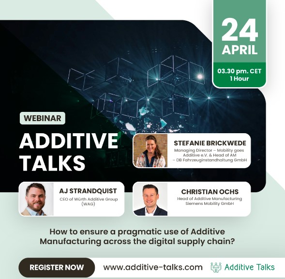 3DAdept's tweet card. While exact estimates are hard to determine, market analysts agree with the fact that spare parts manufacturing is a multi-billion-dollar industry – given the fact that it spans different vertical...