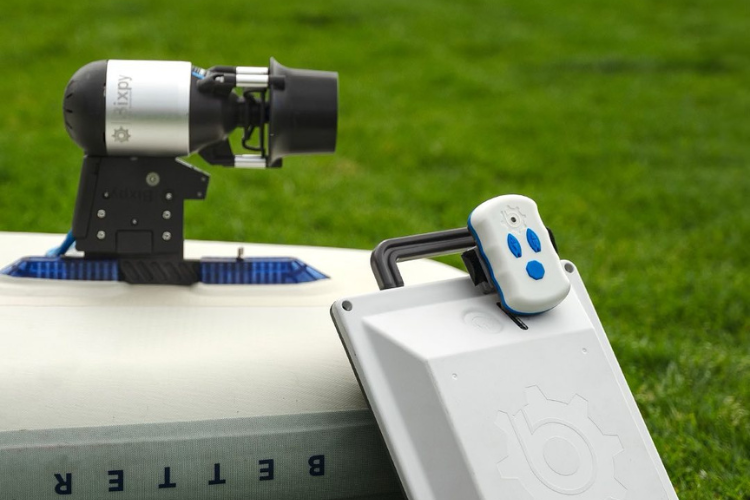 bixpy's tweet card. Are you ready to transform your outdoor adventures? The Bixpy K-1 outboard motor is the ultimate solution for water enthusiasts looking to motorize their personal watercraft.