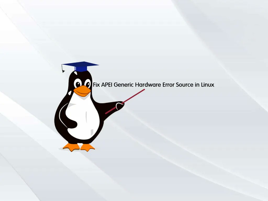 orcacorecom's tweet card. Generic hardware error source is used to report platform hardware errors. Fix APEI Generic Hardware Error Source in Linux by rebooting...