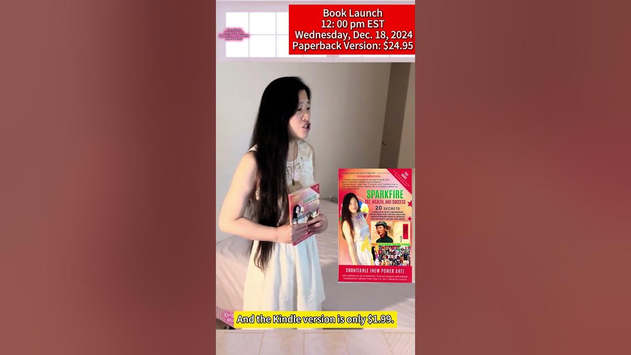 NewPowerArt's tweet card. Paperback Book Launch: 12:00 pm EST, Dec. 18, 2024. Sparkfire - Art,...