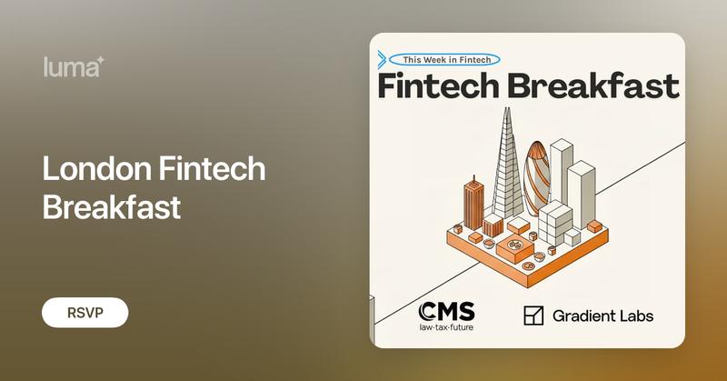 GradientLabsAI's tweet card. Join This Week in Fintech as we invite some of the world’s top founders, operators and investors to a very unique networking event. Alongside incredible…