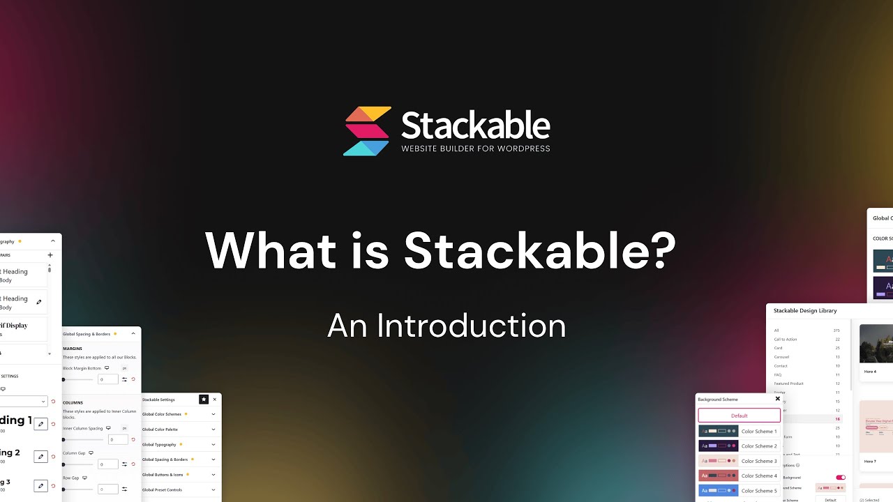 wpstackable's tweet card. Intro to Stackable - Website Builder for WordPress