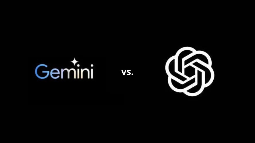 Hyperflow_CPaaS's tweet card. A batalha das inteligências artificiais conversacionais esquenta! ChatGPT e Gemini, pesos pesados do mercado, atraem olhares e dúvidas: qual escolher? 1. Abordagem: ChatGPT: Foco em conversação...